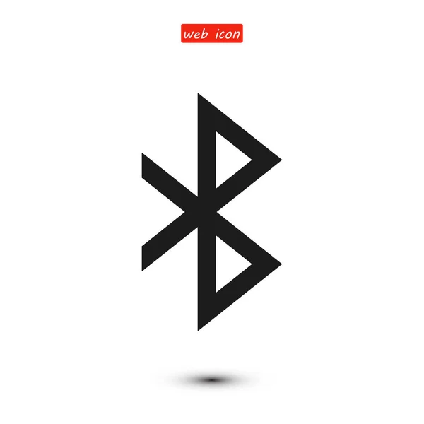 Icono web Bluetooth — Vector de stock