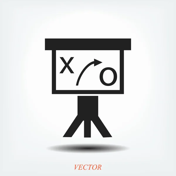 Présentation icône simple — Image vectorielle