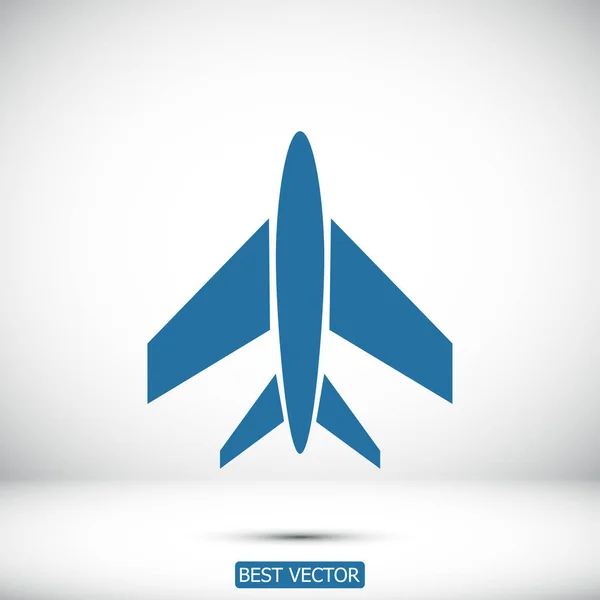 Simple plane icon — Stock Vector