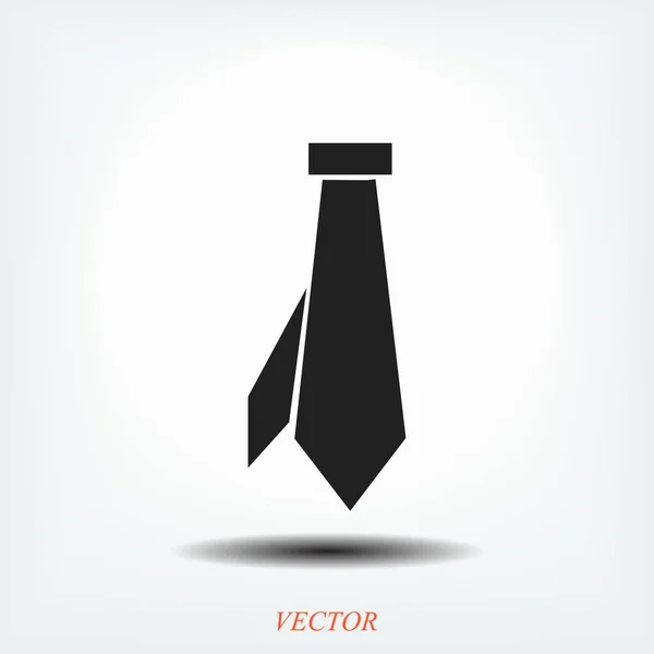 Einfaches Krawattensymbol — Stockvektor