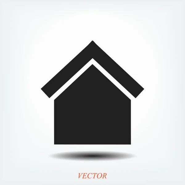 Ícone simples da casa — Vetor de Stock