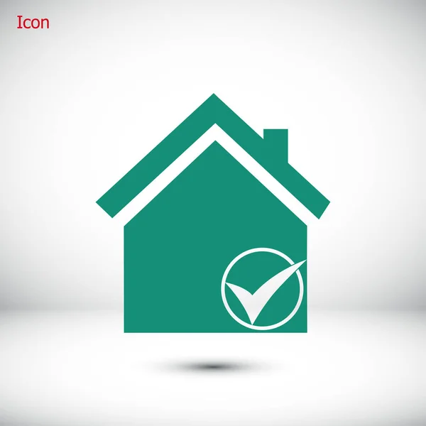 Casa icono simple — Vector de stock