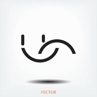 basit gülümseme simgesi