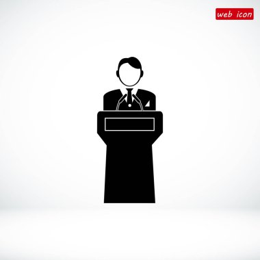  Hoparlör standlar podyum arkasında