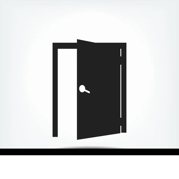 Icono de puerta simple — Vector de stock