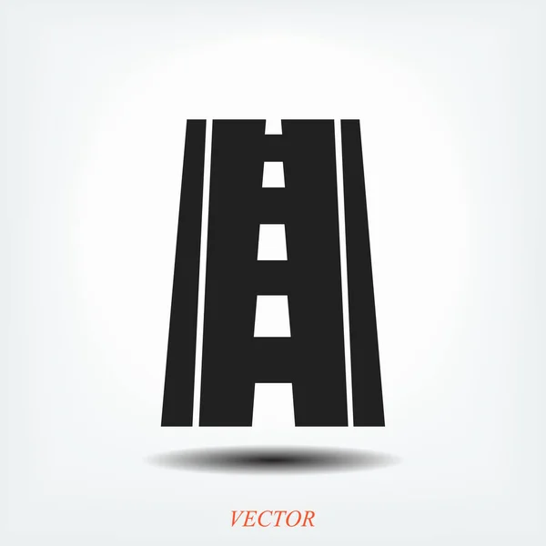 Eenvoudige wegpictogram — Stockvector