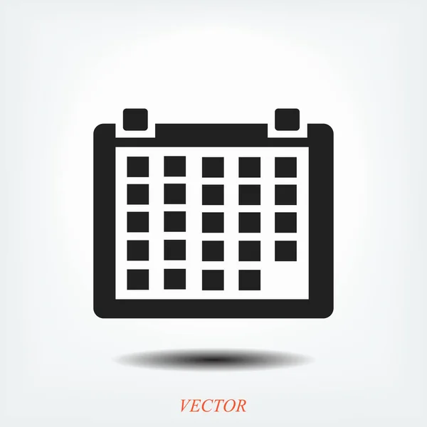 Jednoduchá ikona kalendáře — Stockový vektor