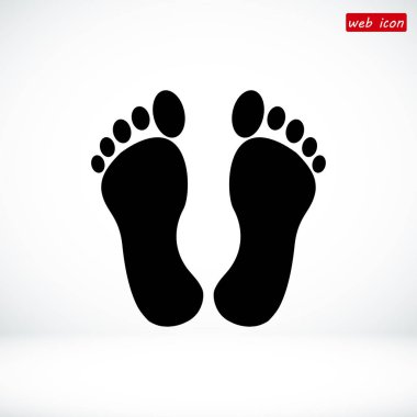 basit ayak simgesi