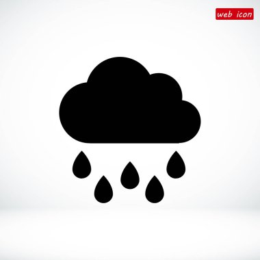 bulut ile yağmur damlaları