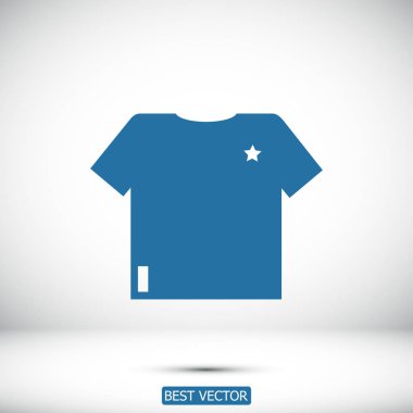 Tişört Düz Simgesi