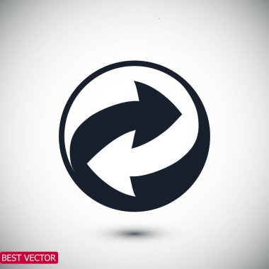 geri dönüşüm işareti simgesi