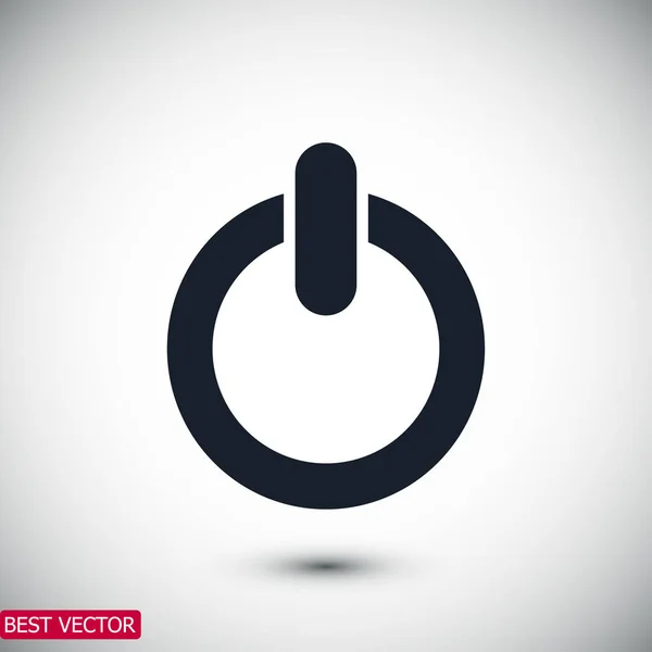 Power gomb ikon — Stock Vector