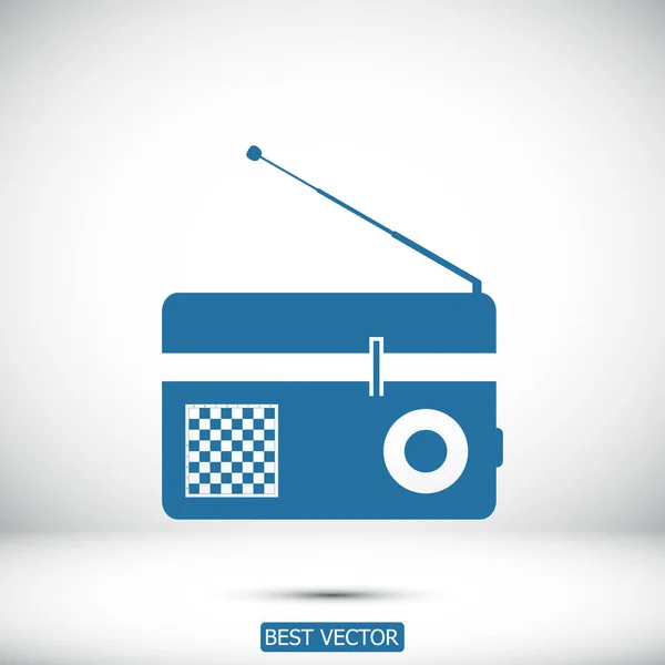 Icône Radio simple — Image vectorielle