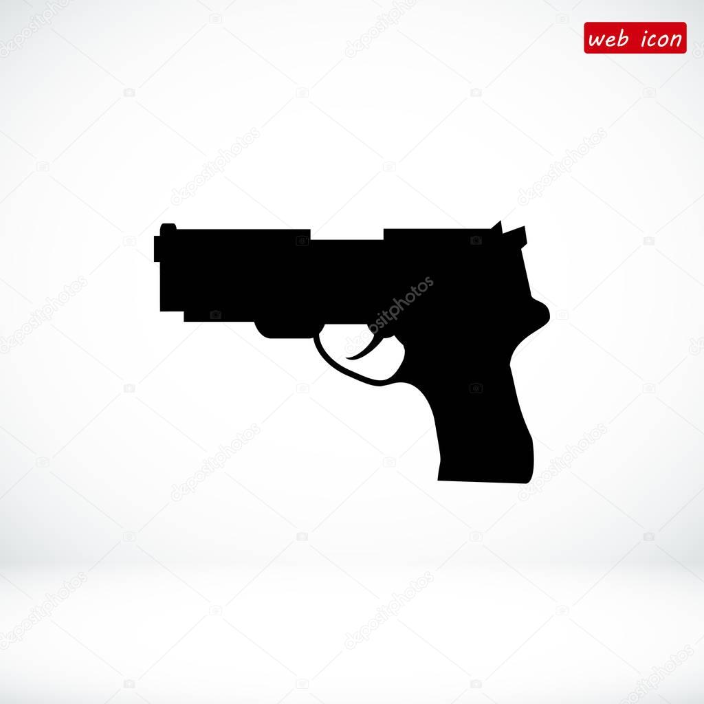 silhouette gun icon