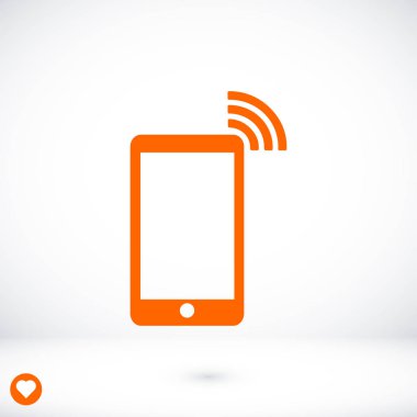Akıllı Telefon Düz Simgesi