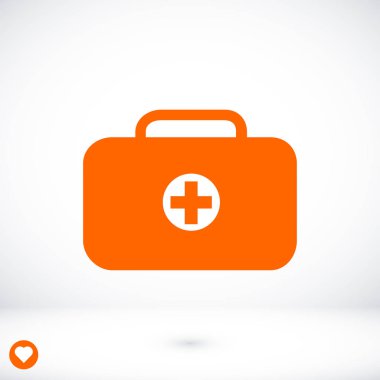 ilk yardım çantası simgesini