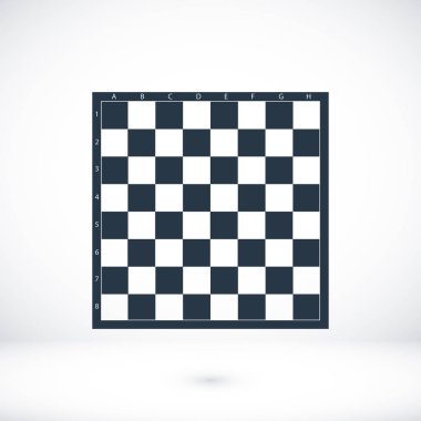 Satranç düz simgesi