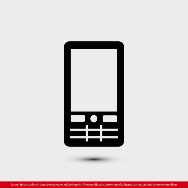 Telefon Düz Simgesi