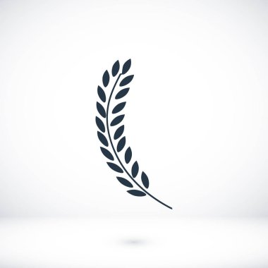 Buğday düz simgesi