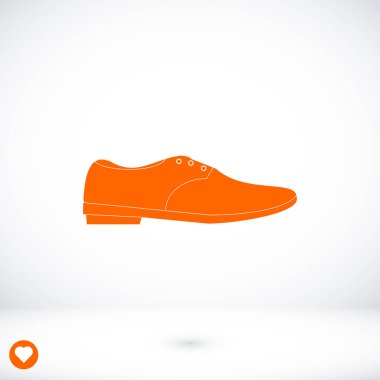  Ayakkabı düz simgesi