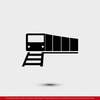 Tren Düz Simgesi