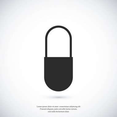 tıbbi kapsül simgesi