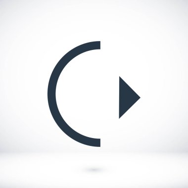 düz simgesi oynamak