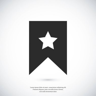 Yıldız simgesi, düz ekibimizi simgesi