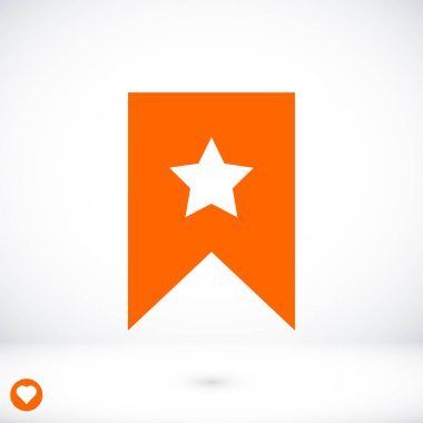 Yıldız simgesi, düz ekibimizi simgesi