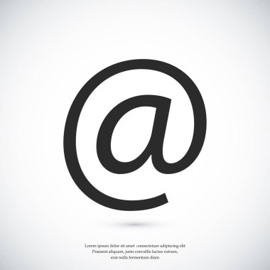 düz e-posta simgesi