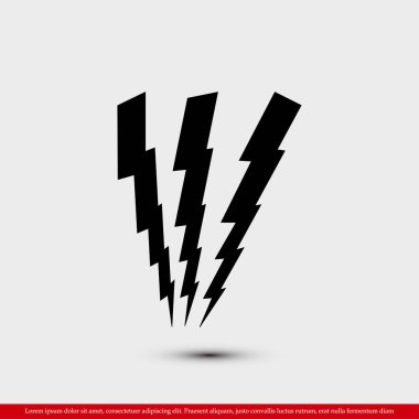 Şimşek düzlüğü simgesi