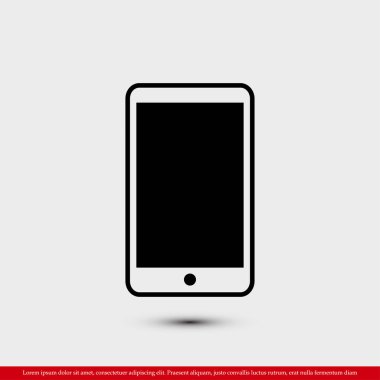 Akıllı Telefon Düz Simgesi