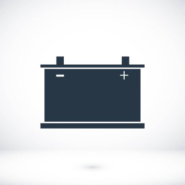 Araba pil simgesi. Vektör 