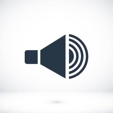 düz hoparlör simgesi