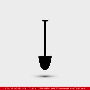 bahçe küreği simgesi