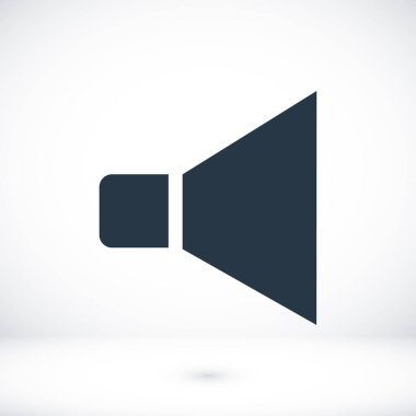 düz hoparlör simgesi