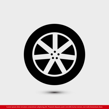 Direksiyonu düz simgesi