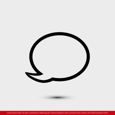 konuşma balonu simgesi