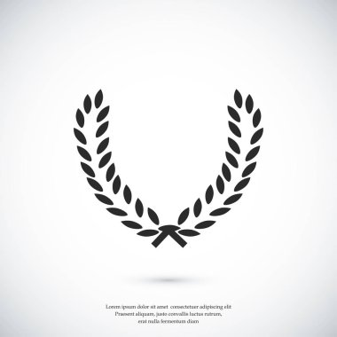 Buğday düz simgesi