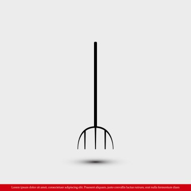 Bahçe çatal simgesi