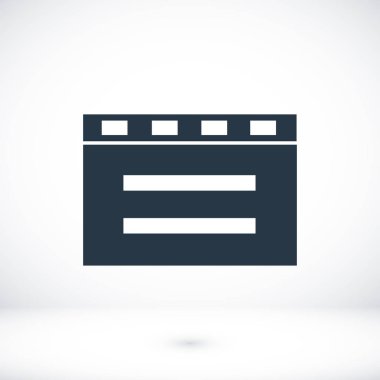 sinema clapper simgesi