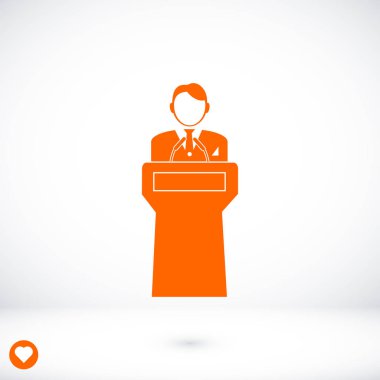  Hoparlör standlar podyum arkasında