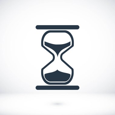 kum saati düz simgesi