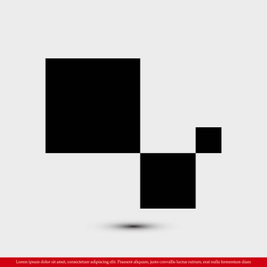 Küpleri düz simgesi