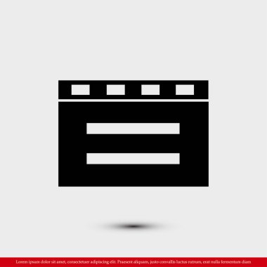 sinema clapper simgesi