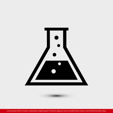 laboratuvar cam simgesi