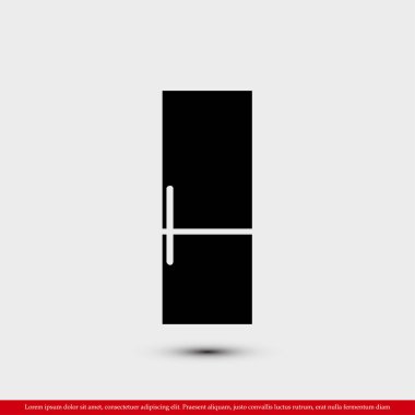 Buzdolabı düz simgesi
