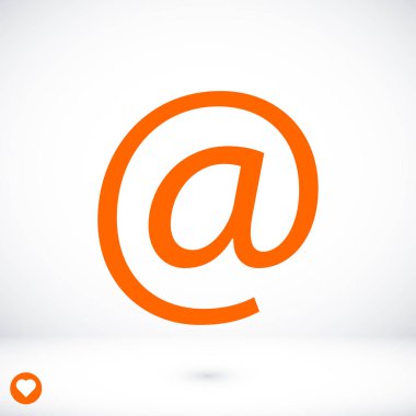 düz e-posta simgesi