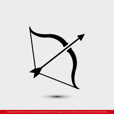 aşk tanrısı düz simgesi