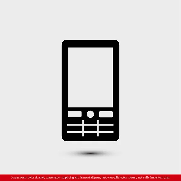 Telefonplatta ikonen — Stock vektor
